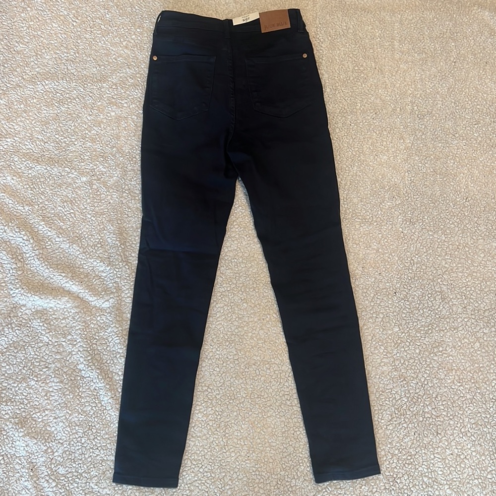 Judy Blue Tummy Control‎ Skinny Jeans - Navy - Picture 5 of 12